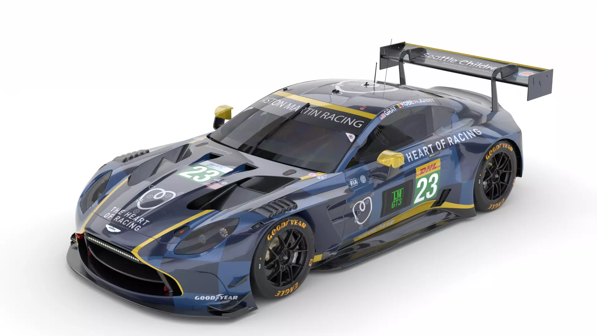 Aston Martin Vantage LMGT3 2026 WEC 3D model