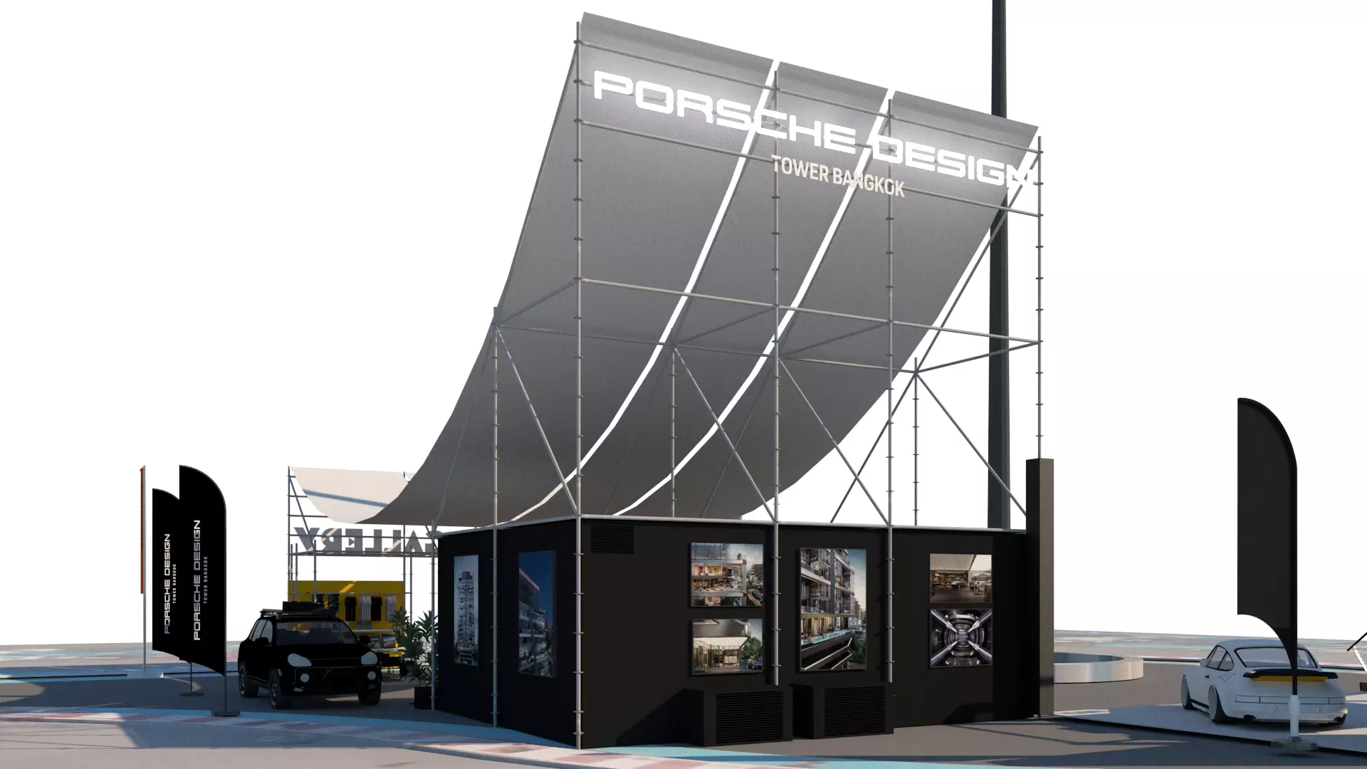 CURVISTAN Exhibition Booth Design 3D model