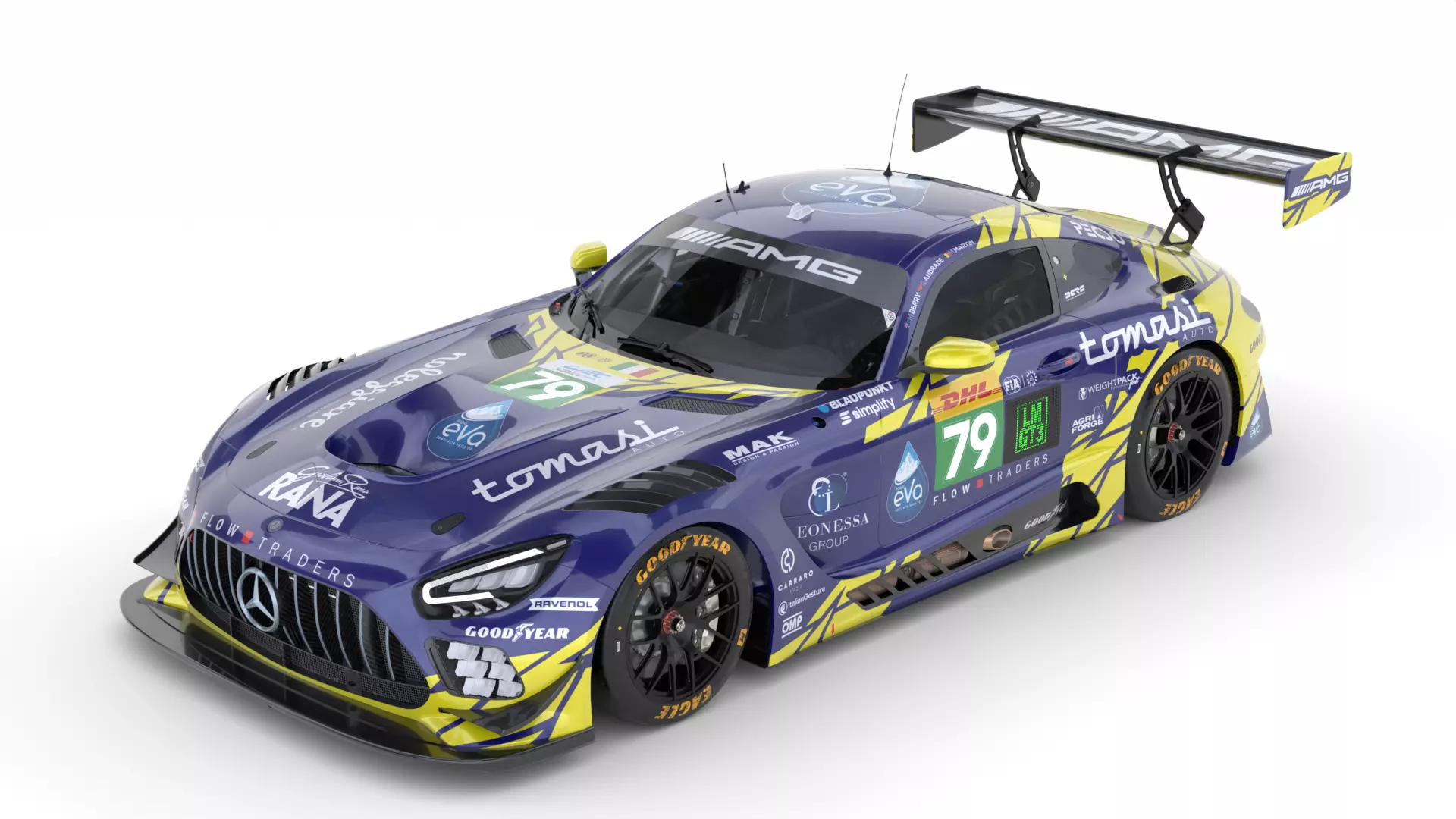 Mercedes-AMG GT3 EVO 2026 WEC 3D model