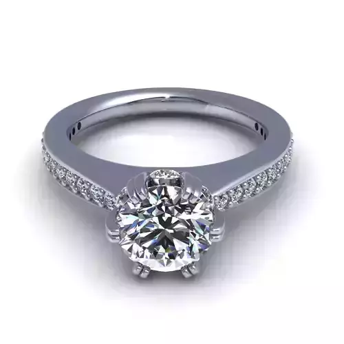 Solitaire Diamond Ring R3