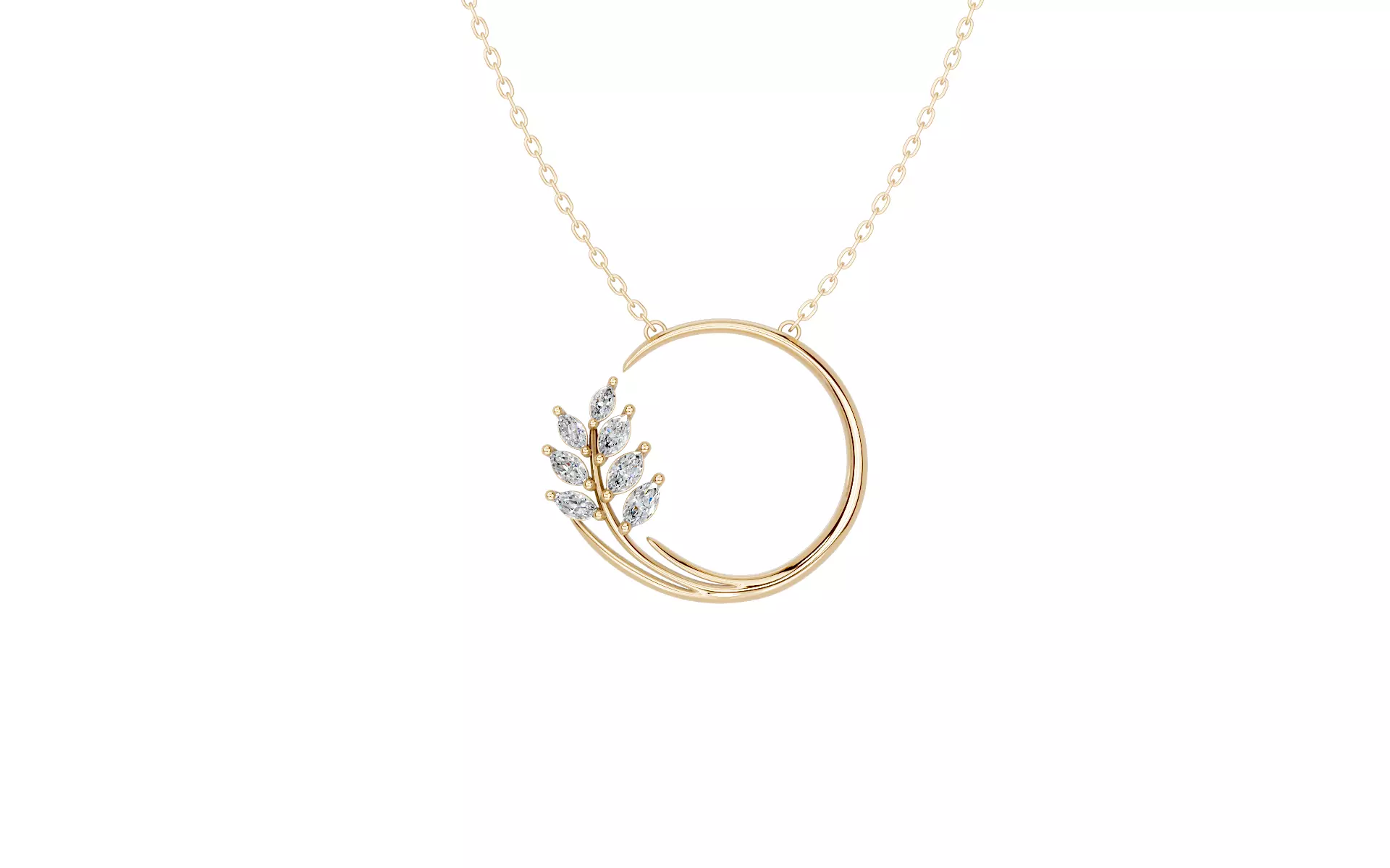 Ear of wheat pendant 3D print model