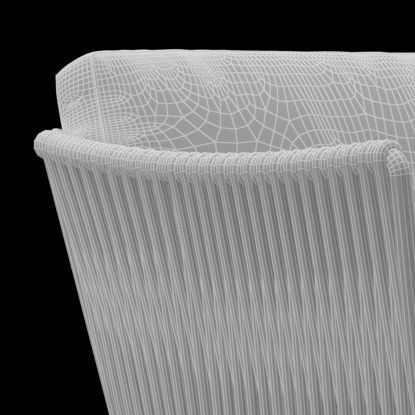 ROPE OUTDOOR RELAXING CHAIR 3D model_2