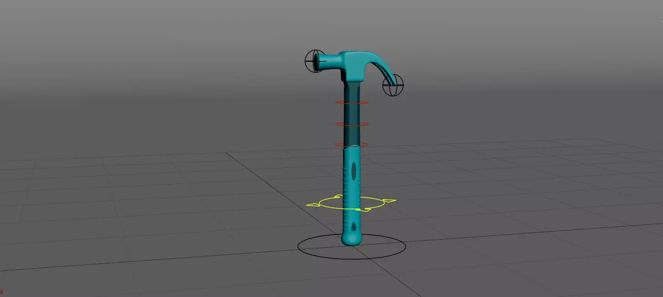 Hammer Animation Rig for Arcs and Anticipation - 3ds Max Free 3D model