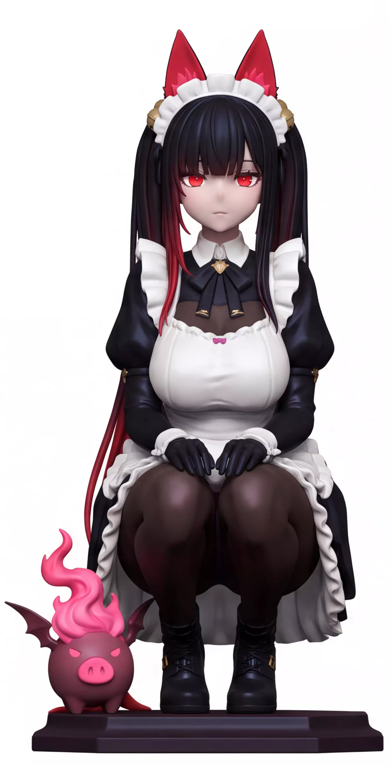 X12 Pet Maiden Anime Figure 3D print model