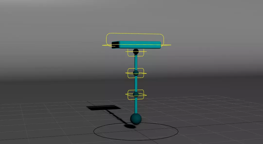 Pendulum Overlap and Follow-Through Rig - 3ds Max Free 3D model
