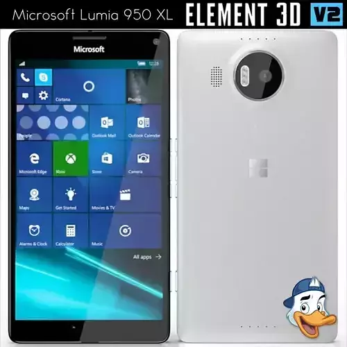 Microsoft Lumia 950 XL for Element 3D