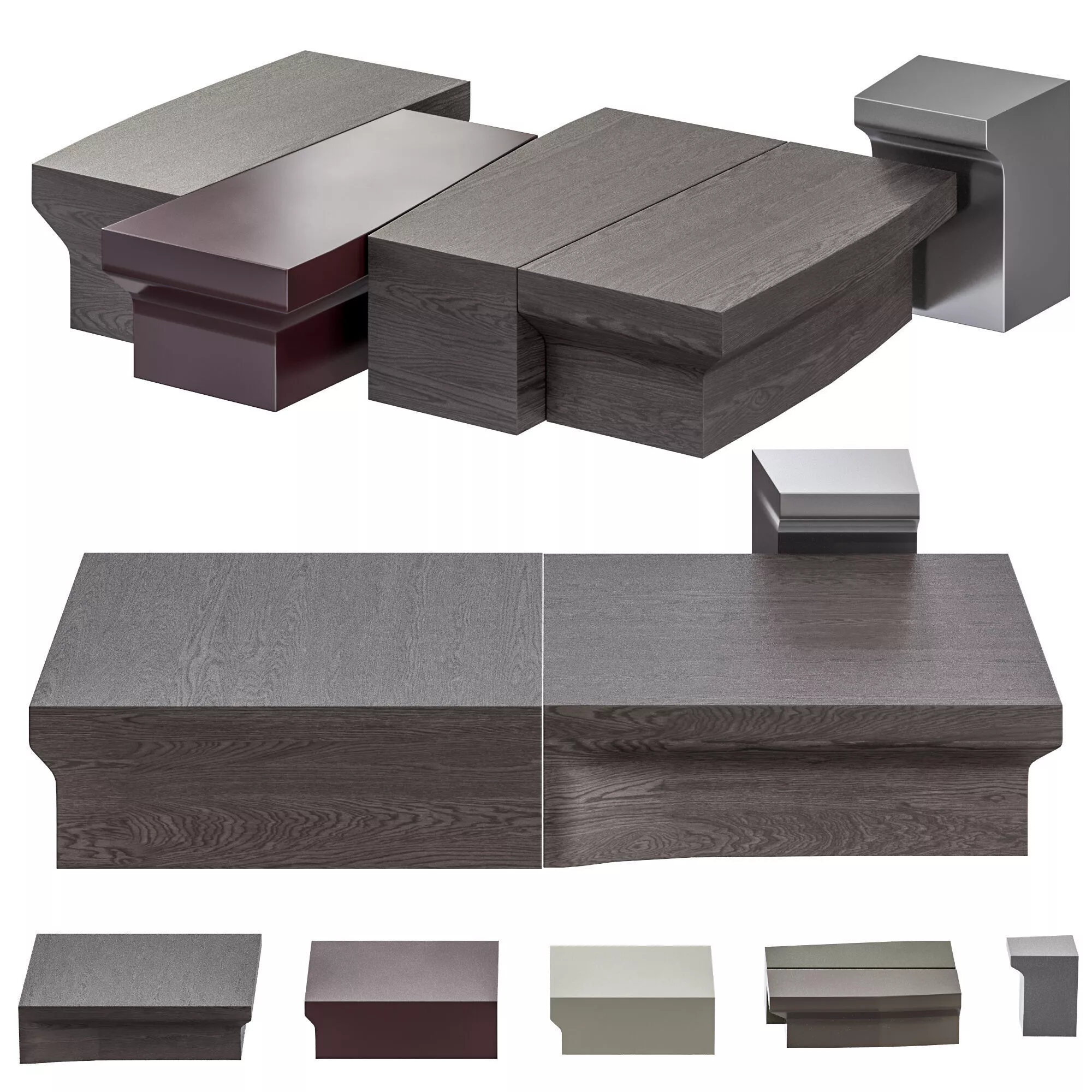 JOAN COFFEE TABLE BY POLIFORM 3D model
