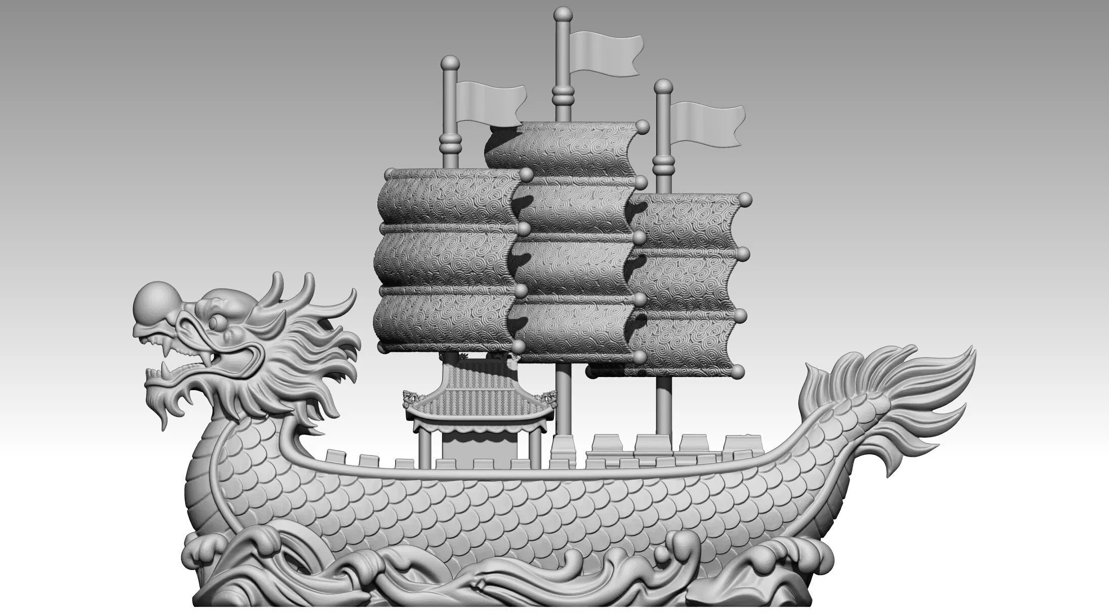 boat for 3d print 3D print model