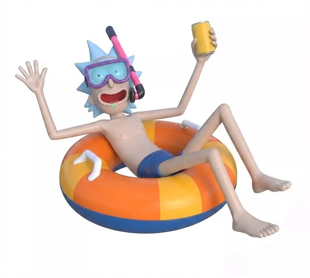 RICK SANCHEZ SWIM RING 3D print model