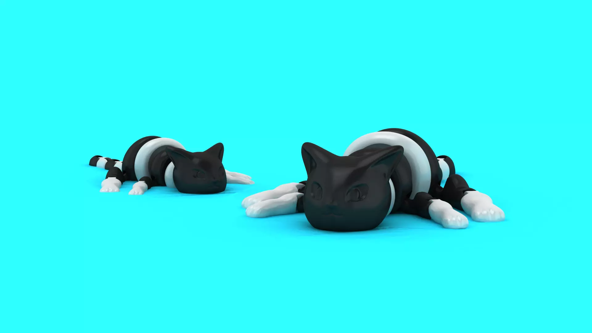 Flexi Cat Toy 3D print model