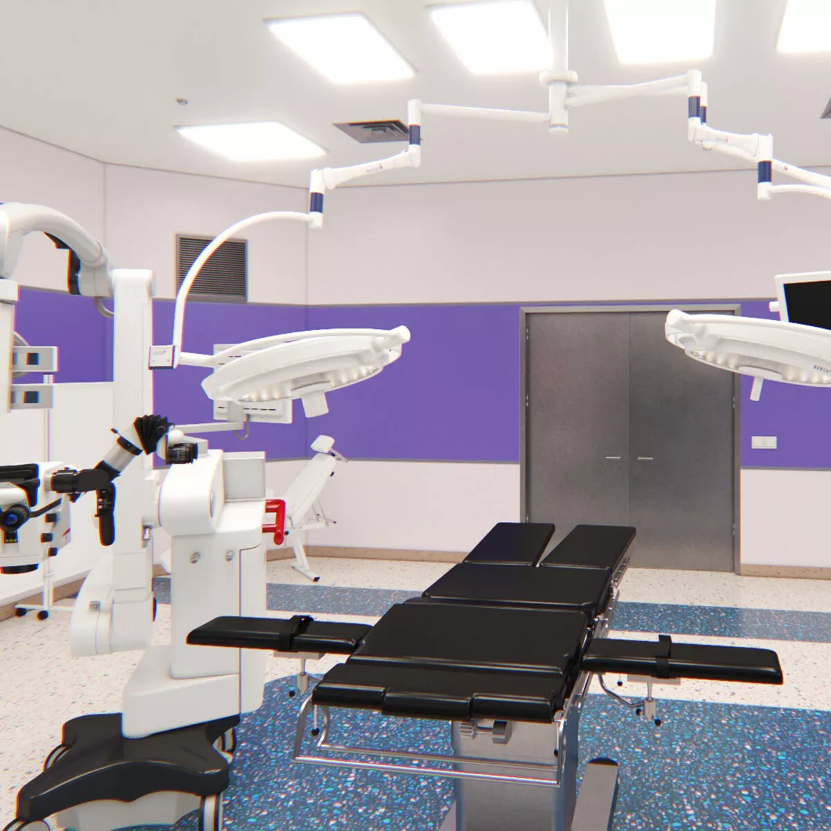 Operating Room Rigged 3D model