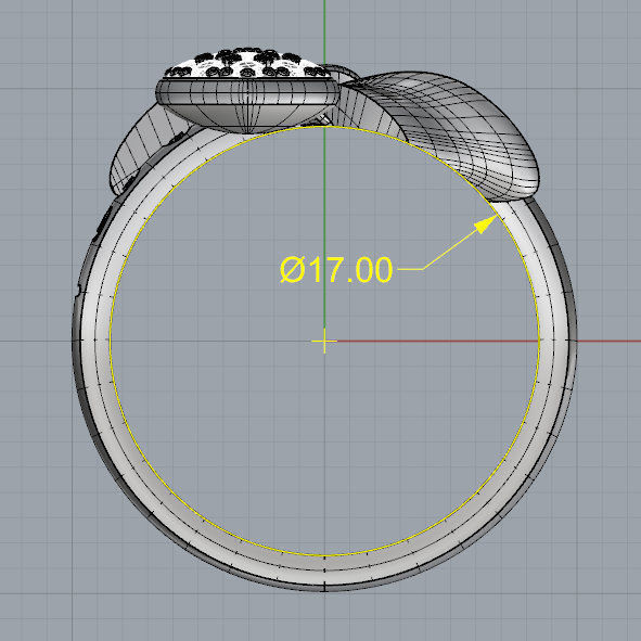 I Love You Ring 3D print model_2
