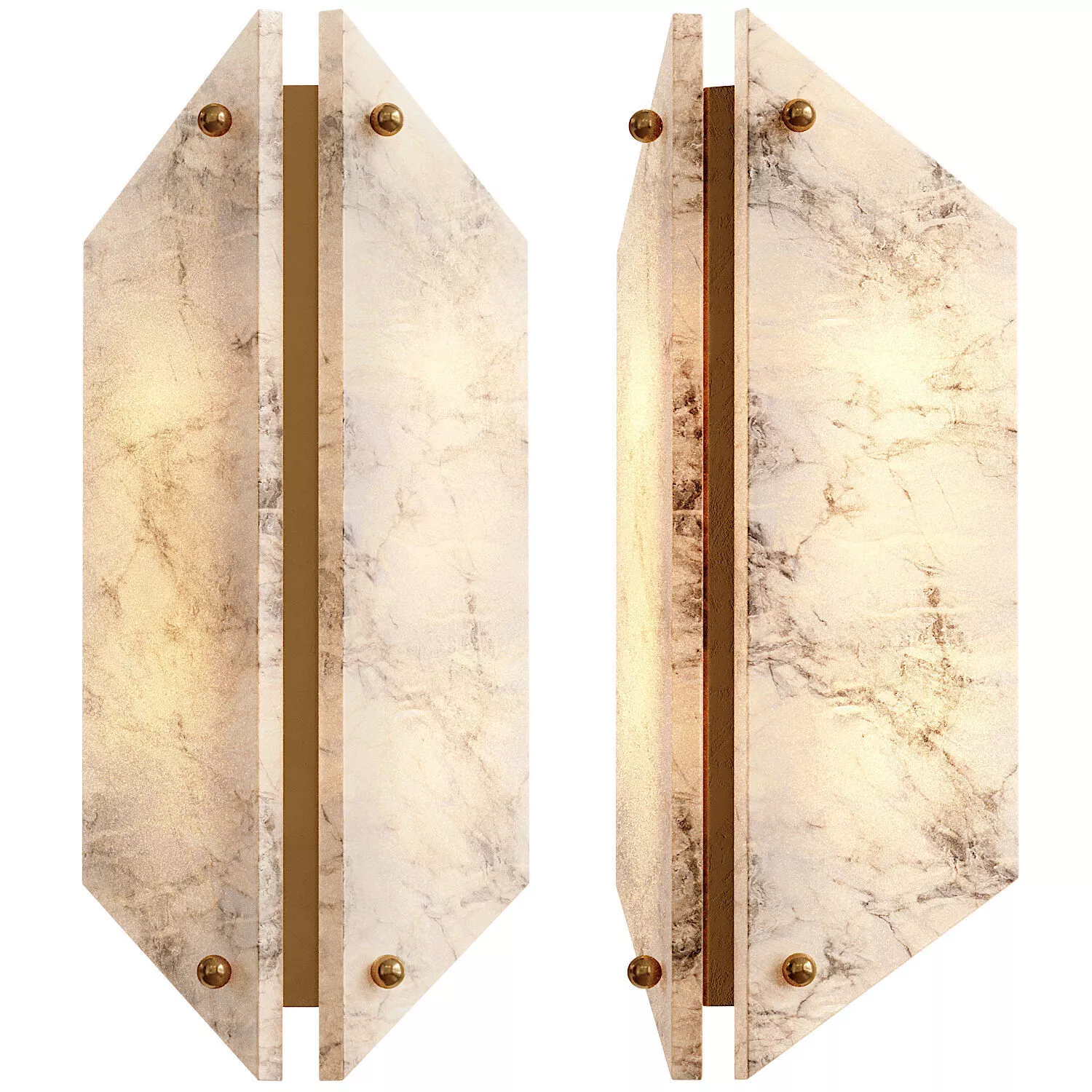Vivien Stone Wall Lamp 3D model