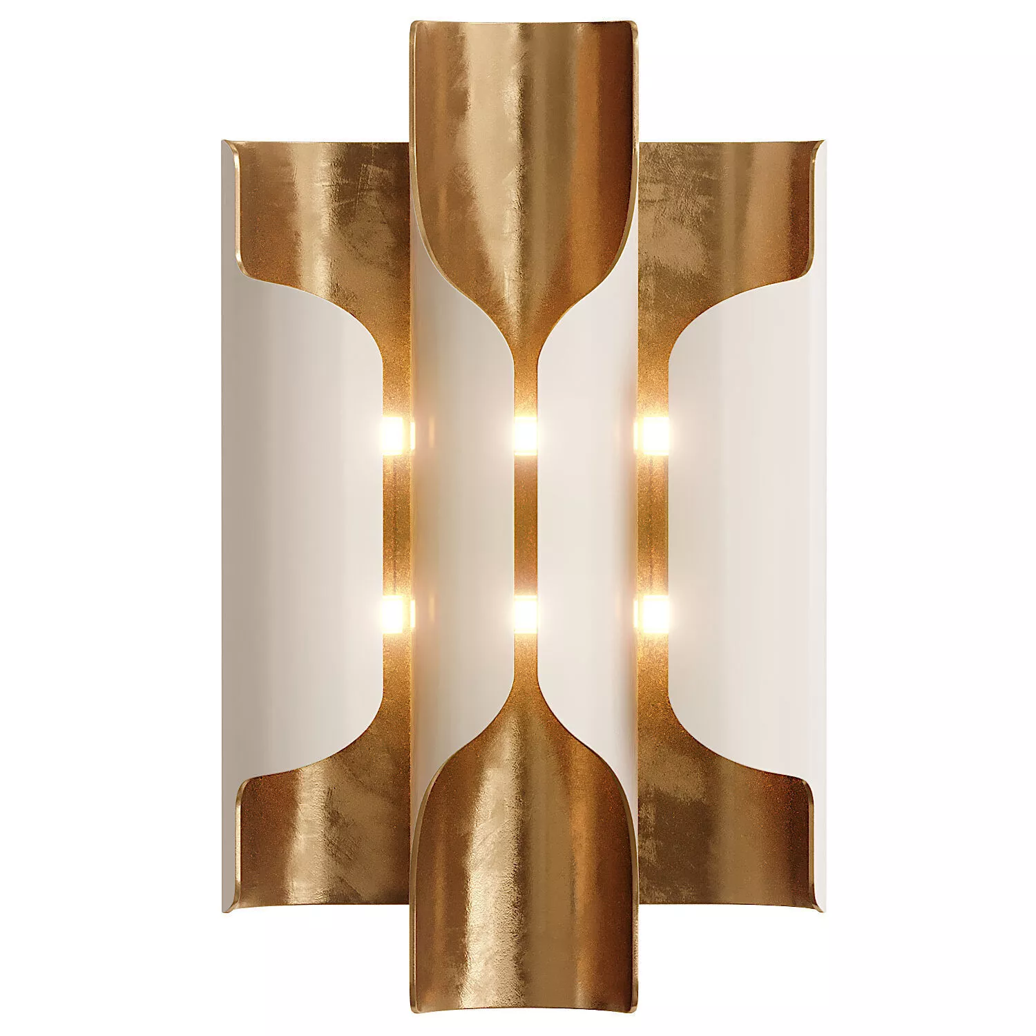 Henrio Rectangular Wall Lamp 3D model