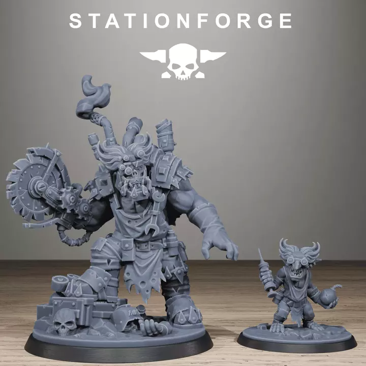 Orkaz Mad Scientist 3D print model