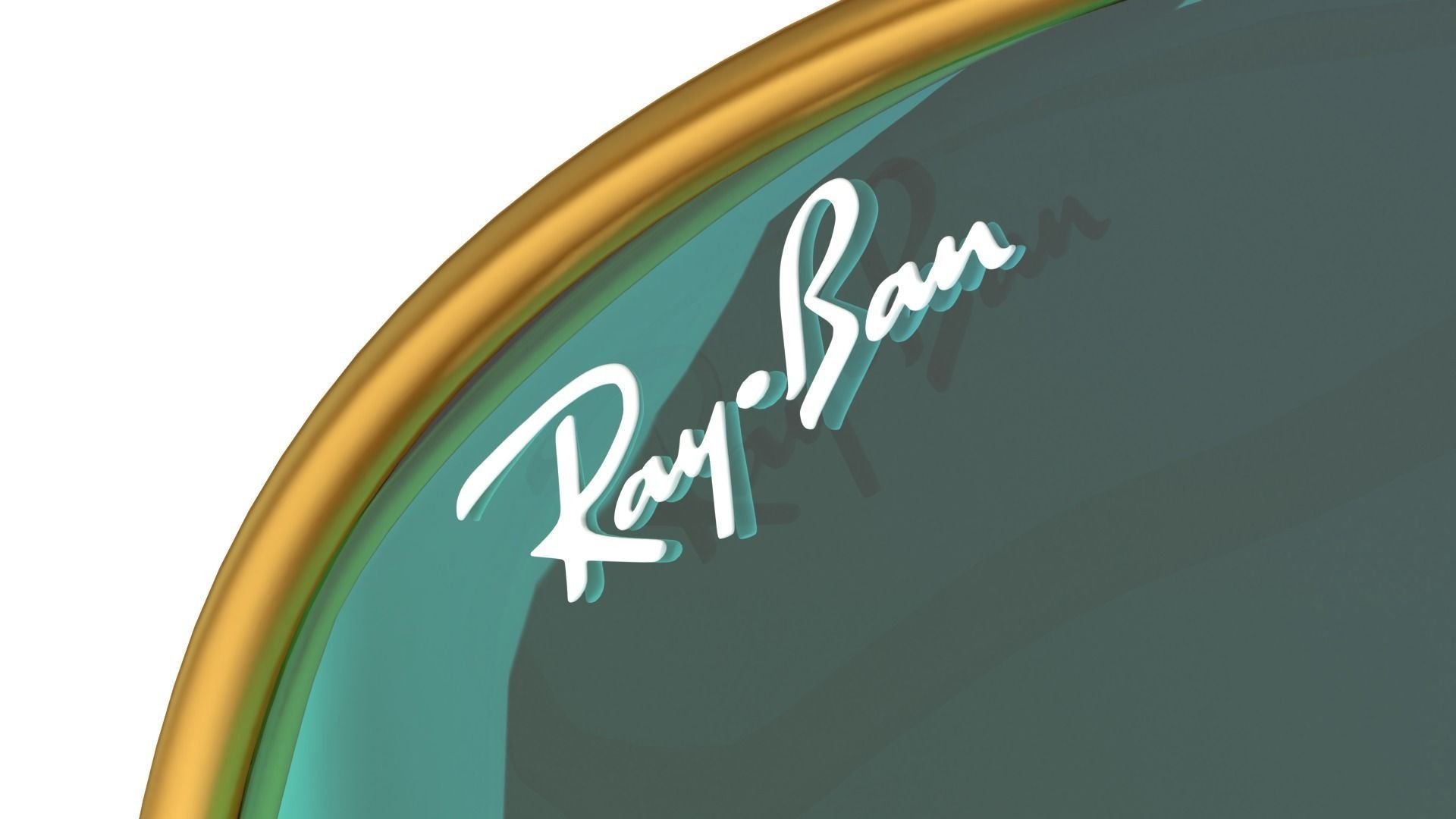 Ray-ban Eye glasses model 3D model_4