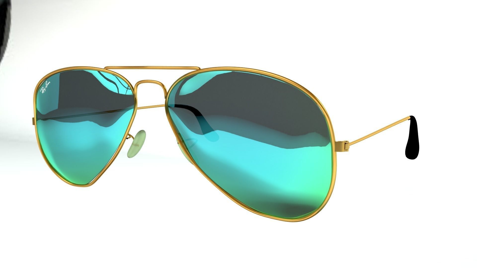 Ray-ban Eye glasses model 3D model_2