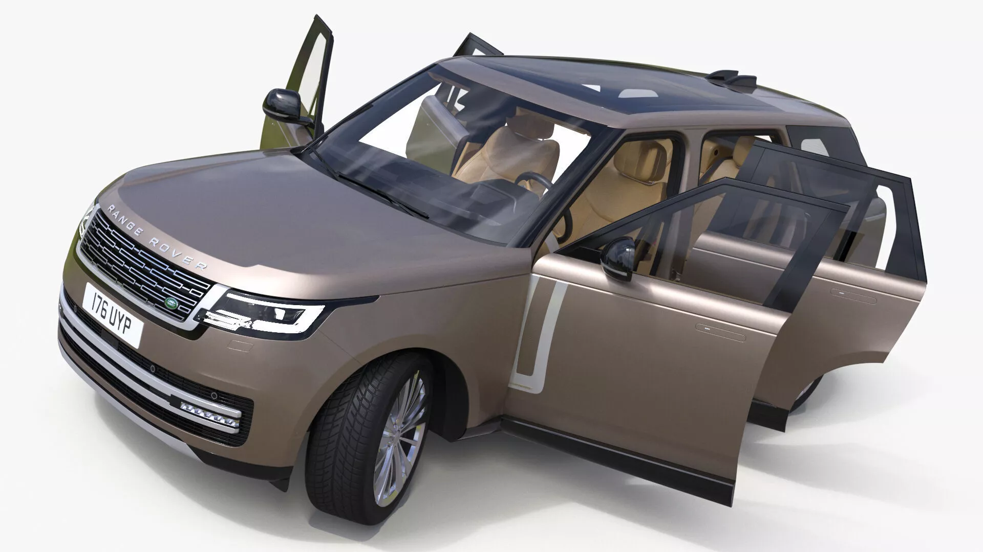 Range Rover 2022 Rigged 3D model