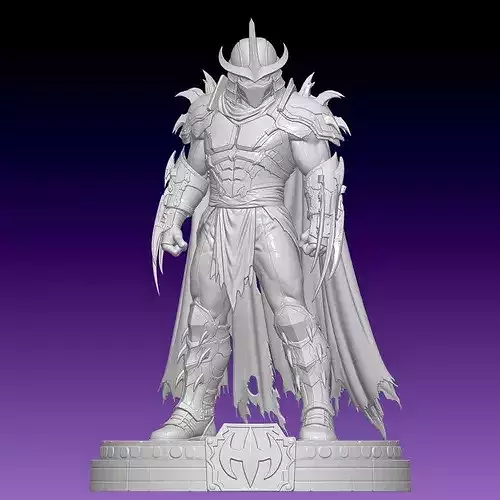 Shredder Fan Art - 3D Printable STL Figure