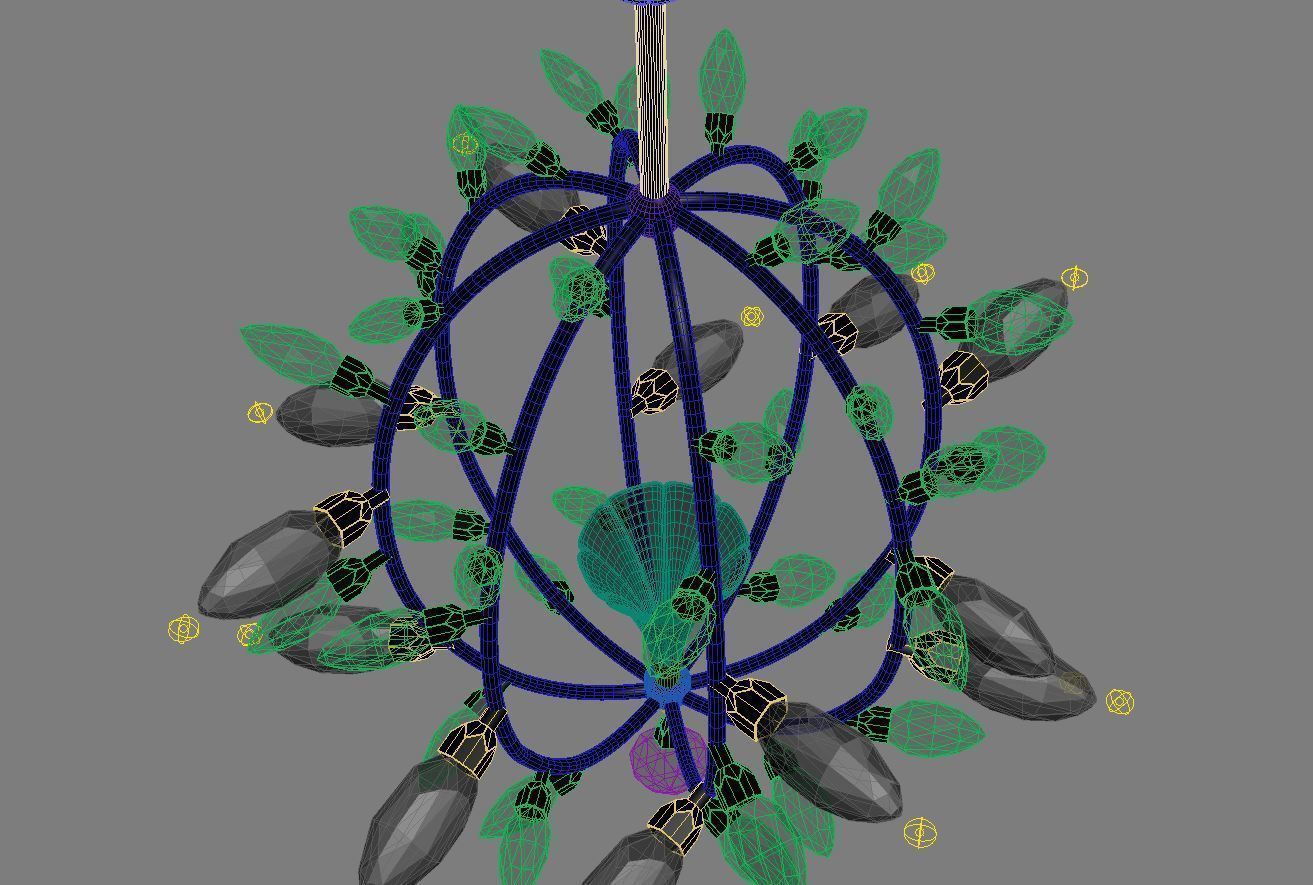 SAINT lOUIS Les lustre Excess 3D model_2