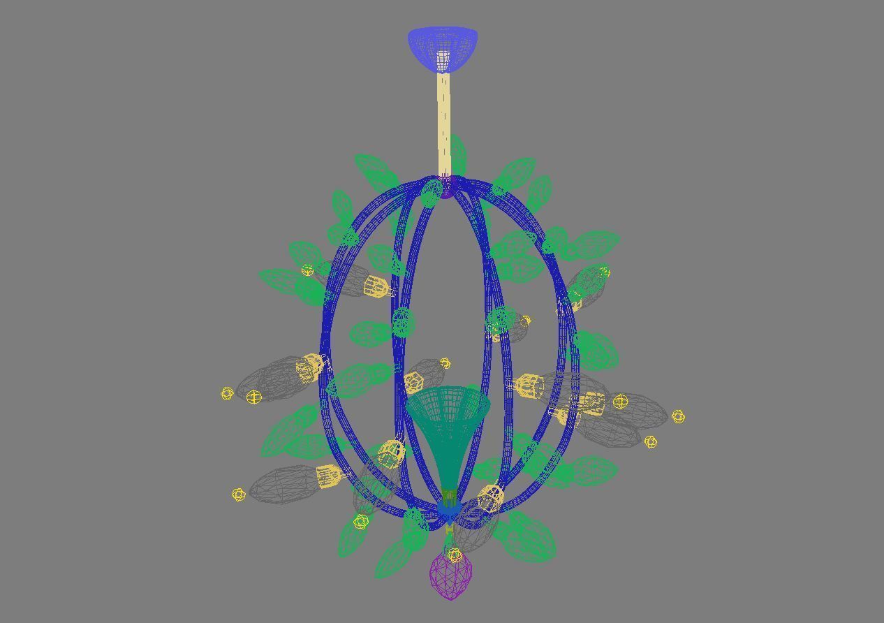 SAINT lOUIS Les lustre Excess 3D model_4