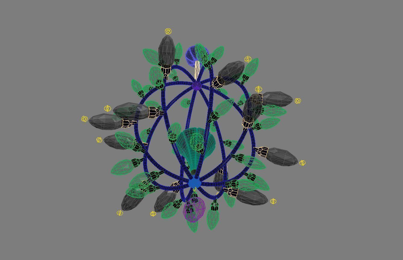 SAINT lOUIS Les lustre Excess 3D model_1