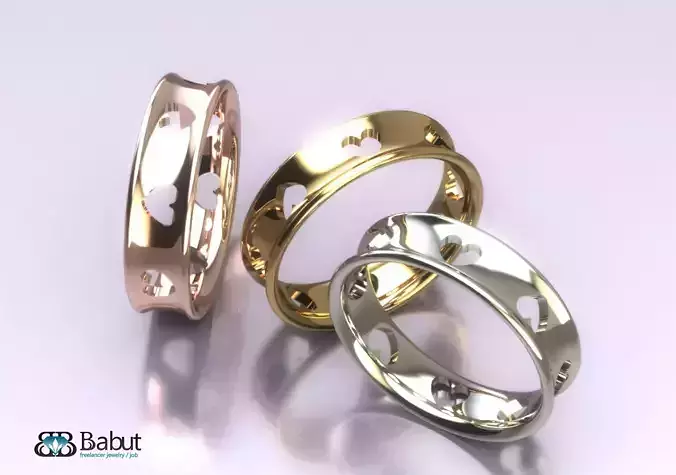 rings weding  3D print model
