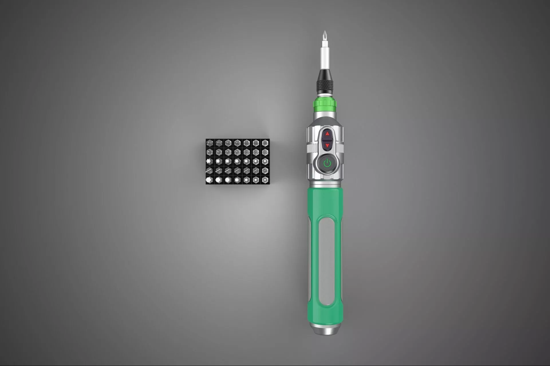 POWER DRILL SCREWDRIVER SCREW DRIVER PEN HAND TOOL HEAD SET BIT 3D model