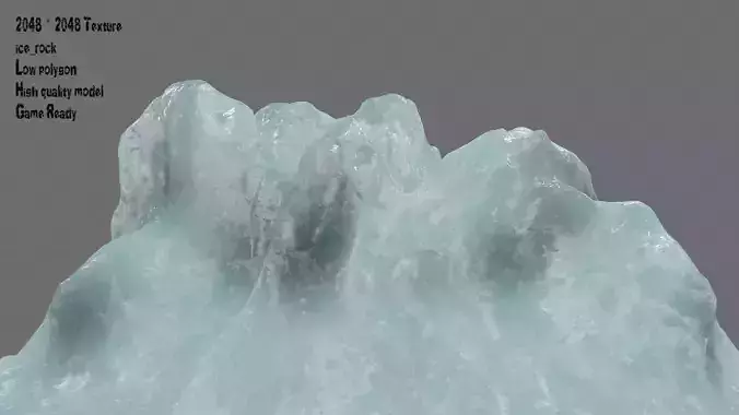 iceberg piece of marble