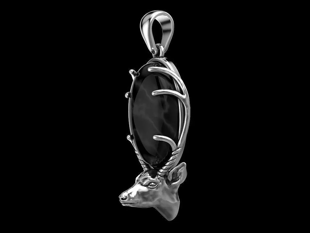 Forest Guardian Pendant 3D print model