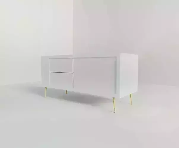 MODERN DRAWER ON LEGS 3D model