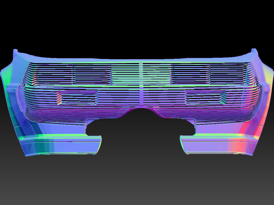 Retro Futuristic 80s Car Sunglasses 3D print model_15