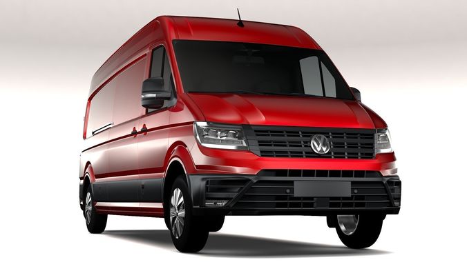 WV Crafter Van L3H2 2017 3D model