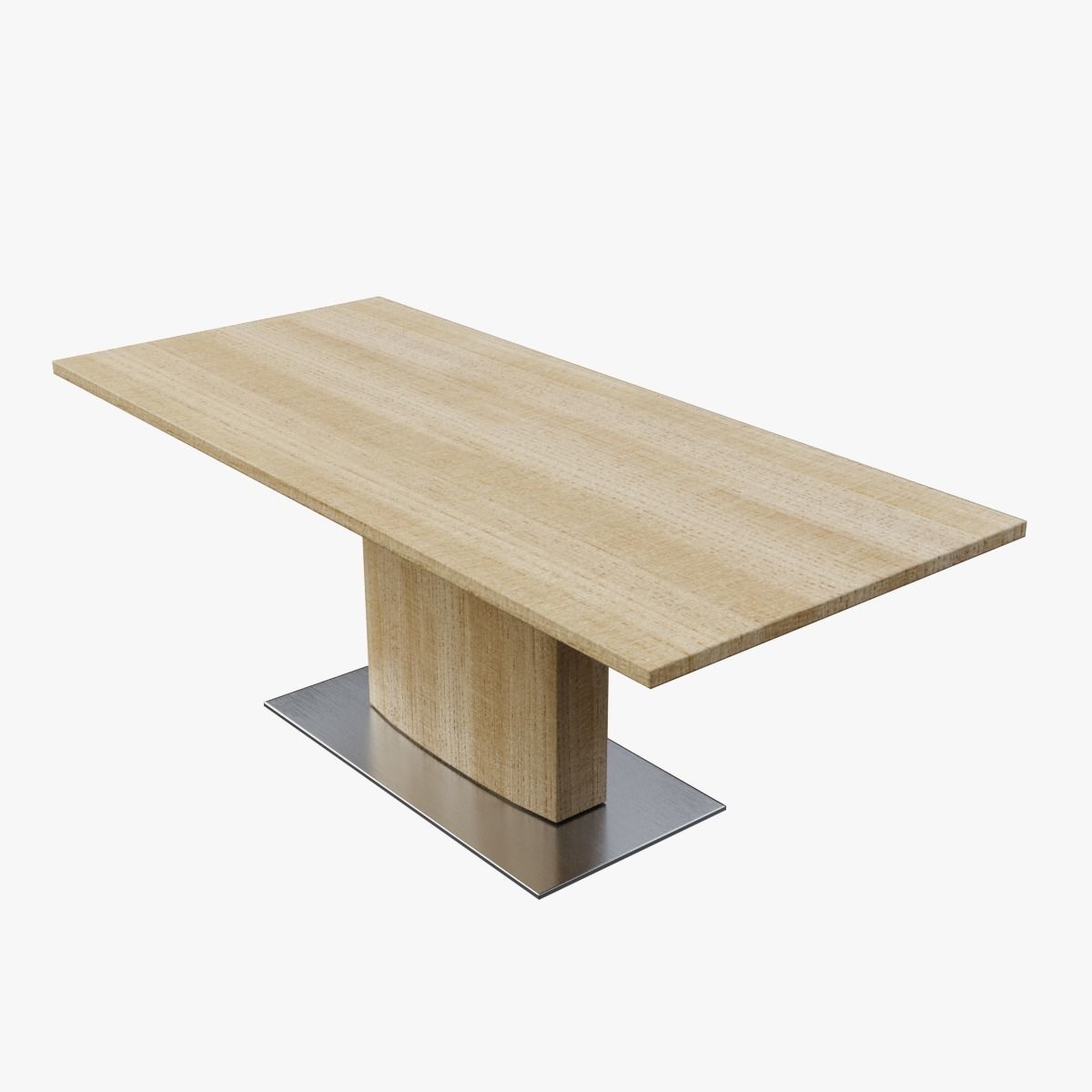 Modern Dining Table 04 Low-poly 3D model_0