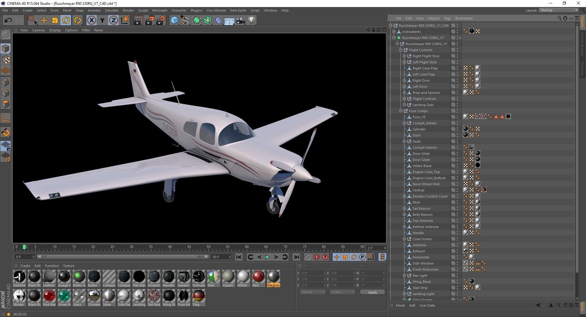 Ruschmeyer R90 230RG Rigged C4D Low-poly 3D model_16