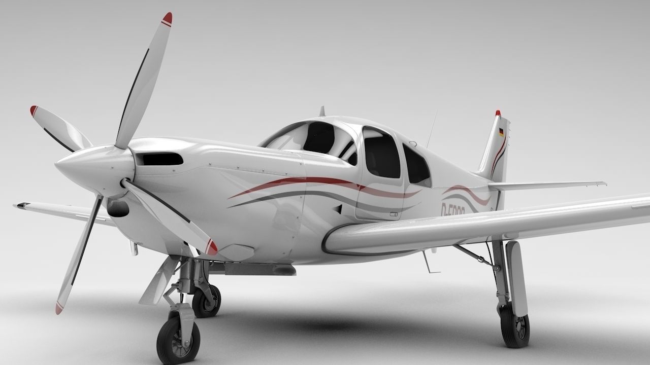 Ruschmeyer R90 230RG Rigged C4D Low-poly 3D model_3