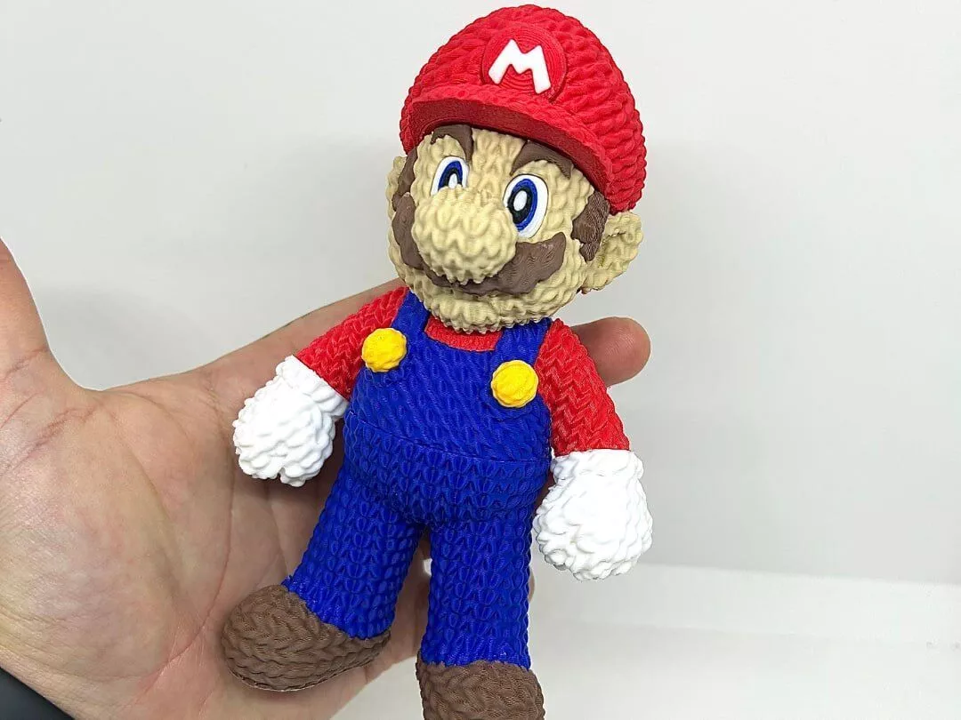 Printable Super Mario Bros Figurine STL File 3D print model