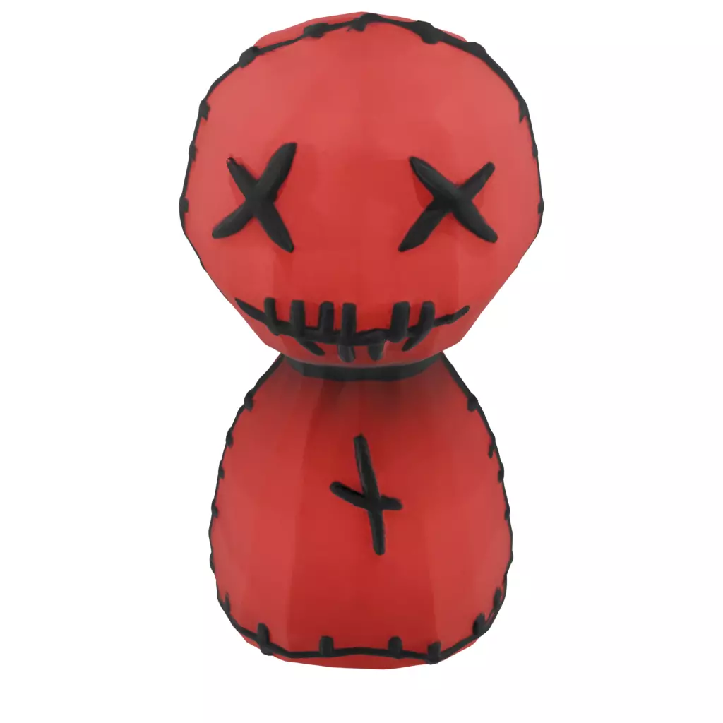 Red Voodoo Doll 3D model