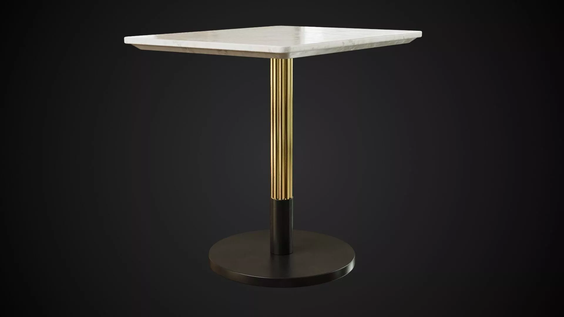 Restaurant Table Low-poly 3D model