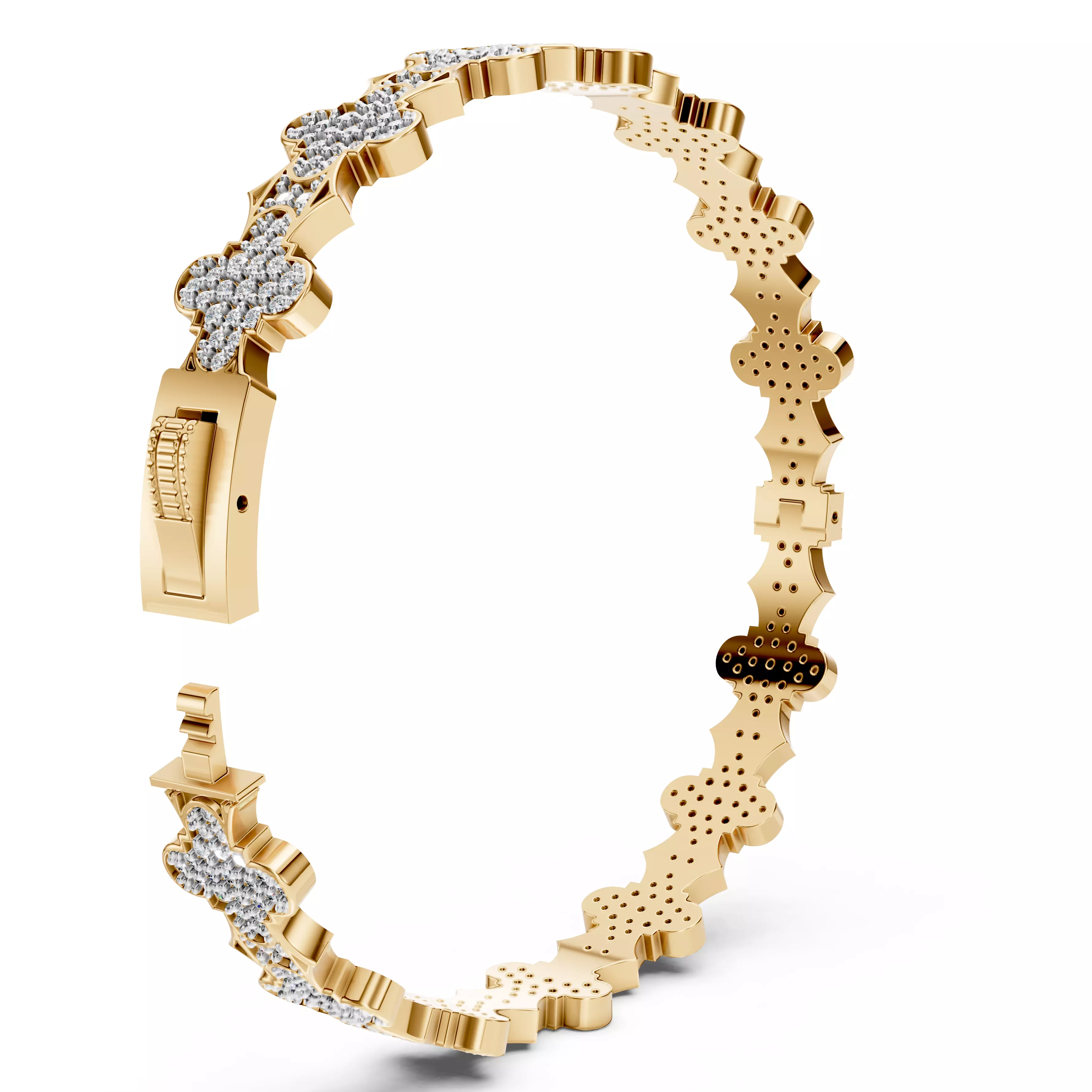 Bracelets jewelry 3D print model