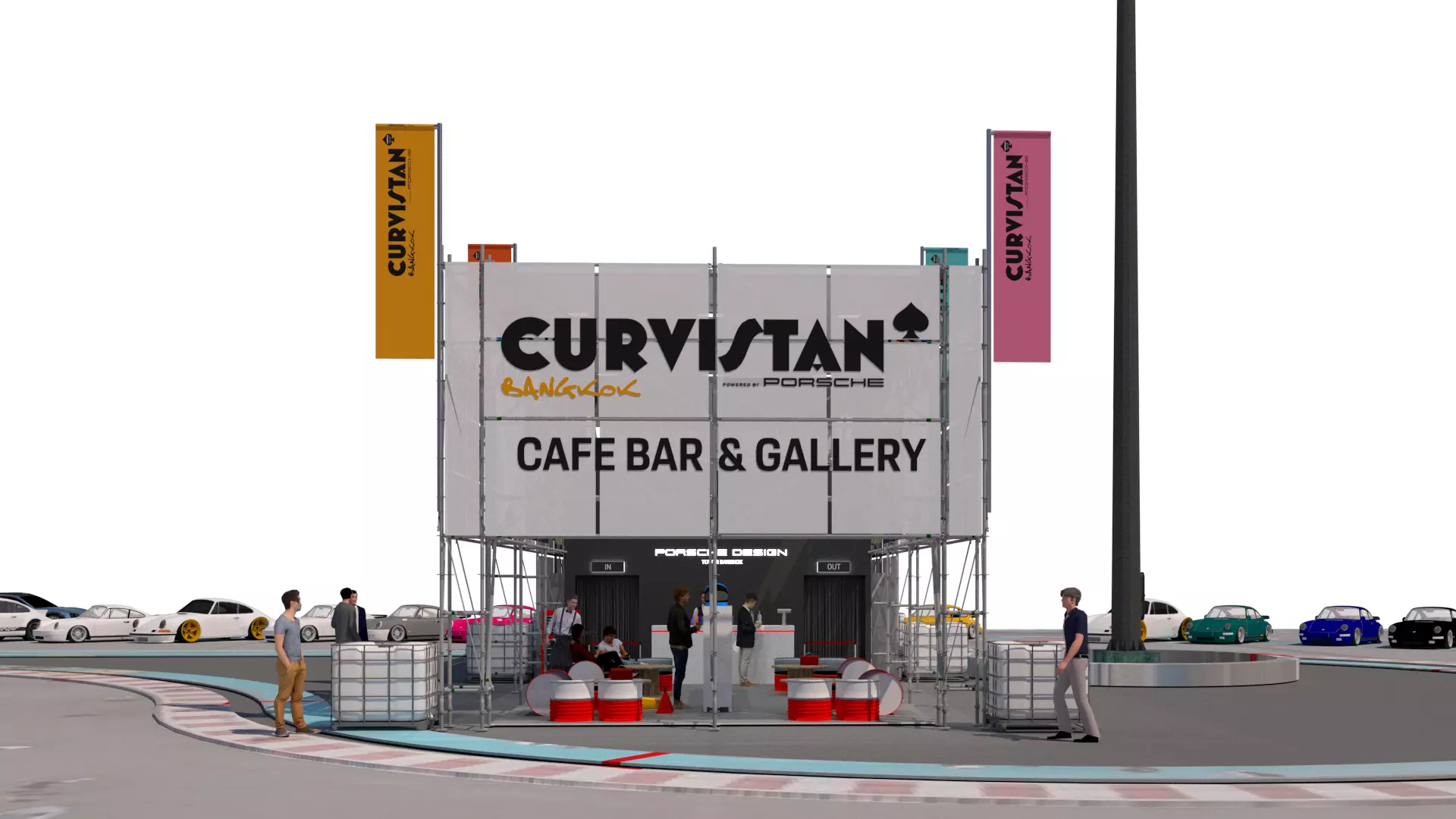 CURVISTAN Exhibition Booth Design 3D model