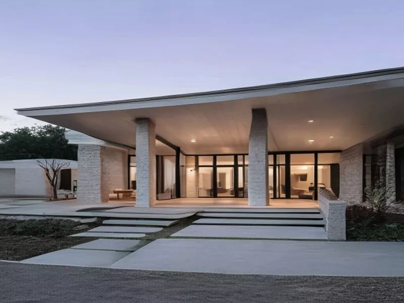 Mid-Century Modern Ranch House Bundle 3D model