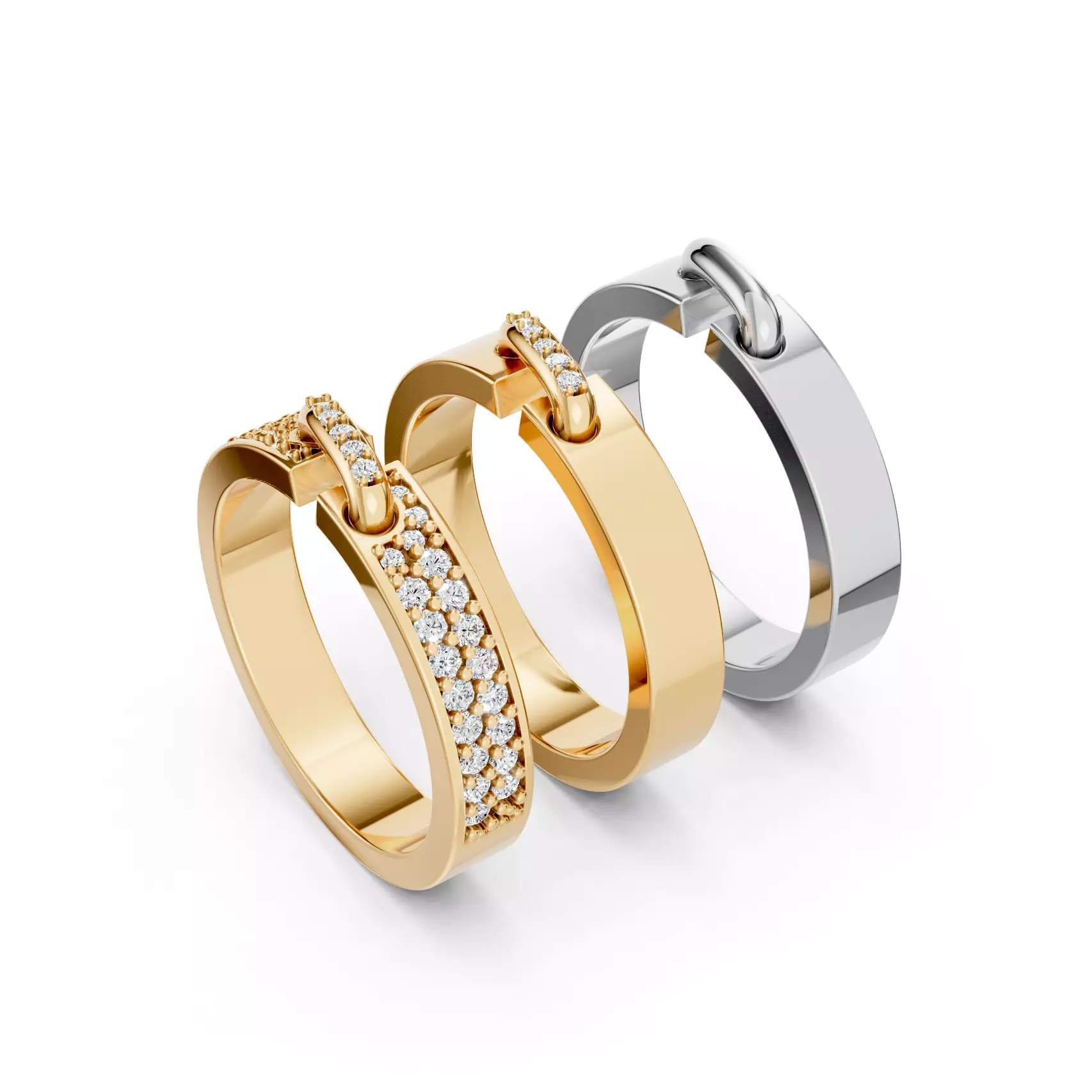chaumet ring 3D print model