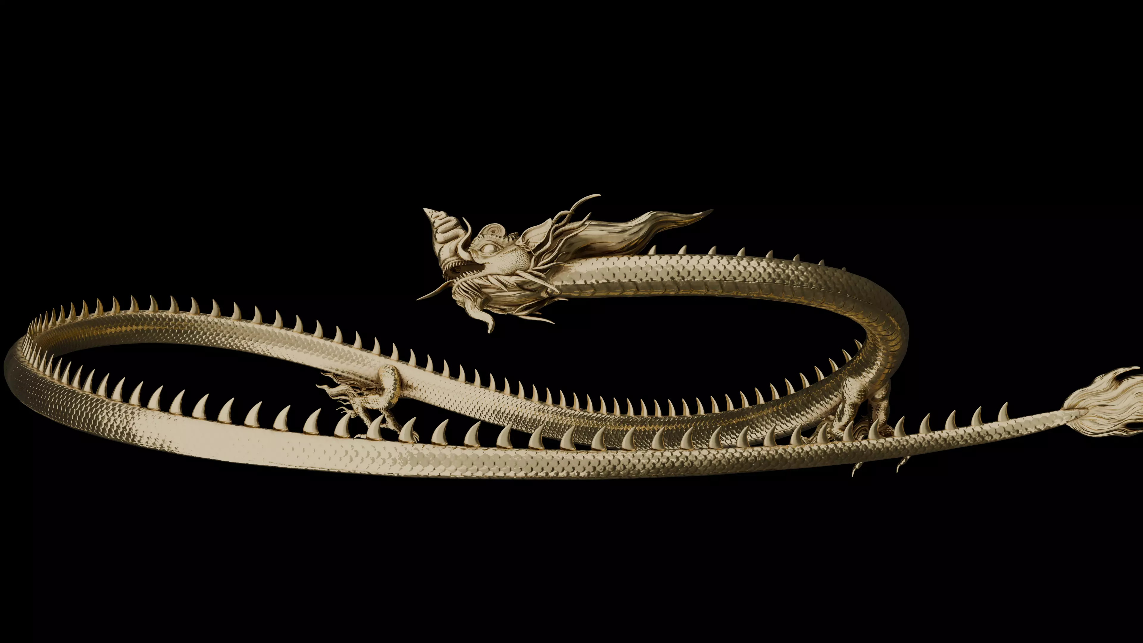Ly Dynasty Dragon 3D model