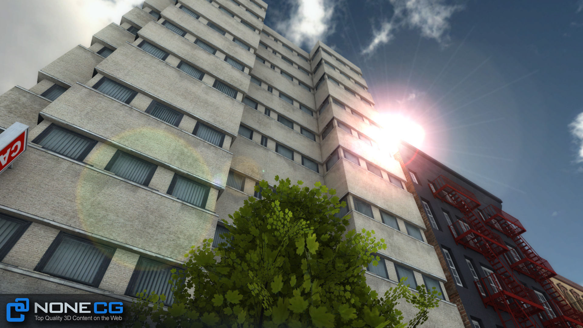 NYC 8 Blocks Unity Low-poly 3D model_65