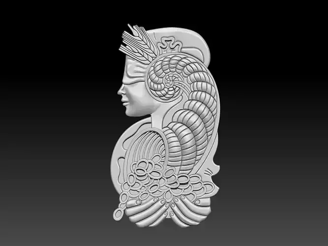 Suisse Lady Fortuna  3D print model