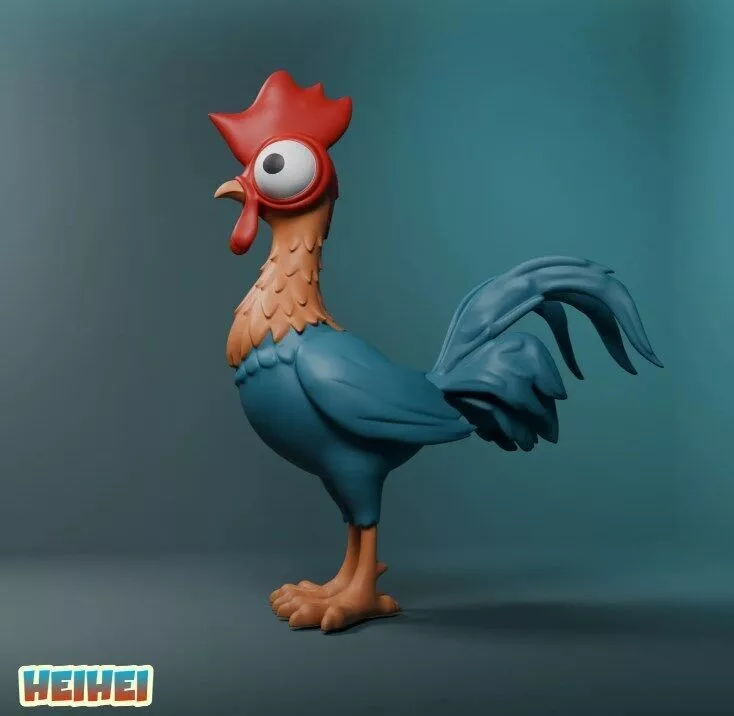 Hei Hei Chicken Moana 3D print model
