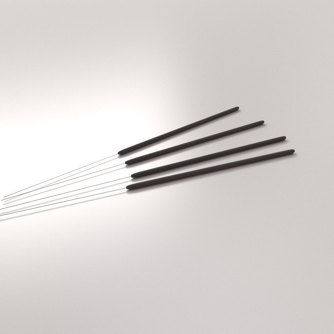 Sparkler Firework v2 3D model_2