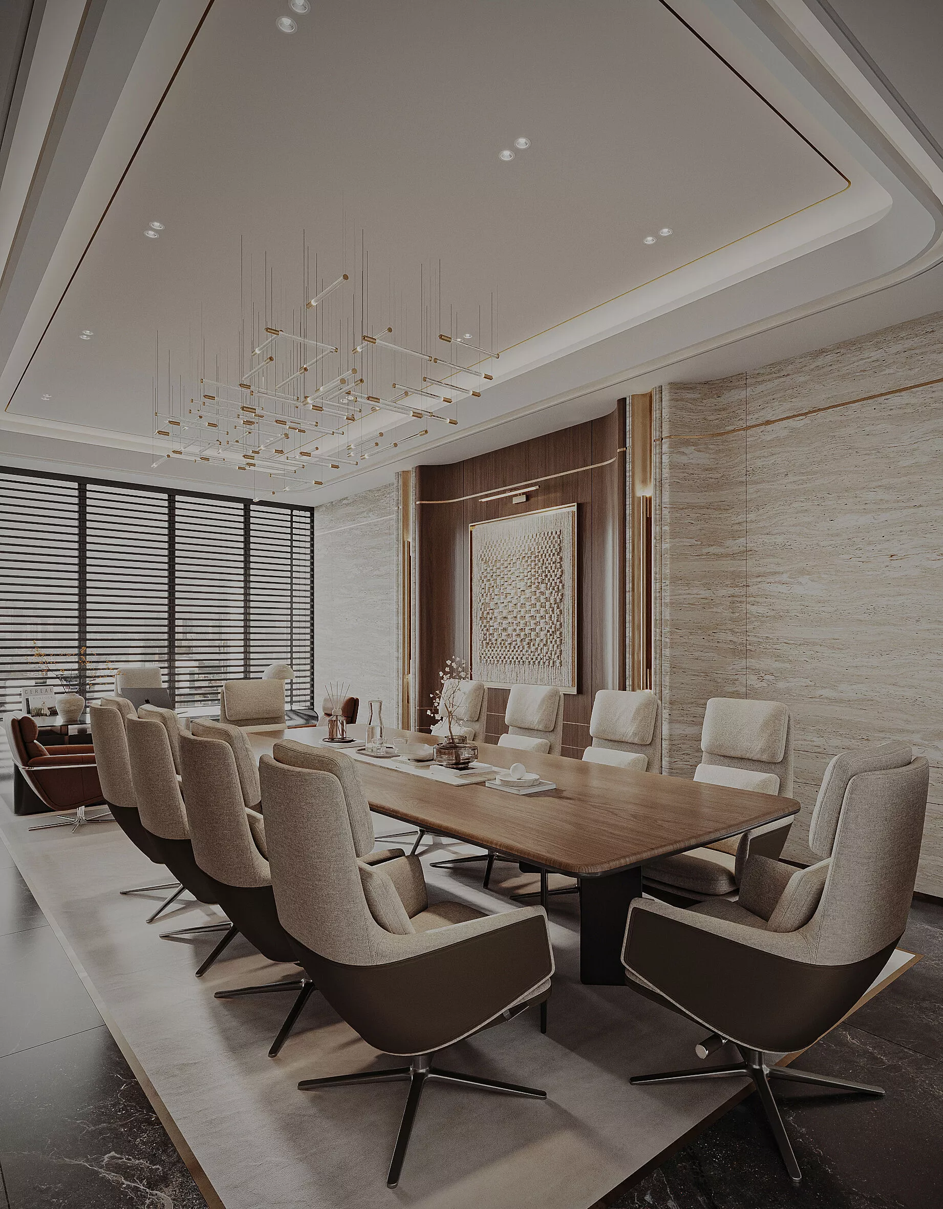 Interior Office scene 3D model