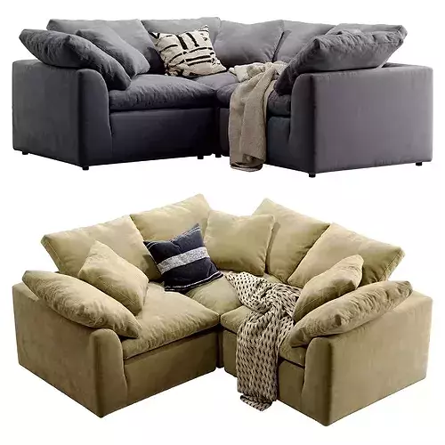 Cloud Modular Corner Sectional